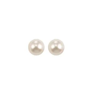 14Kt Yellow Gold Pearl Earring