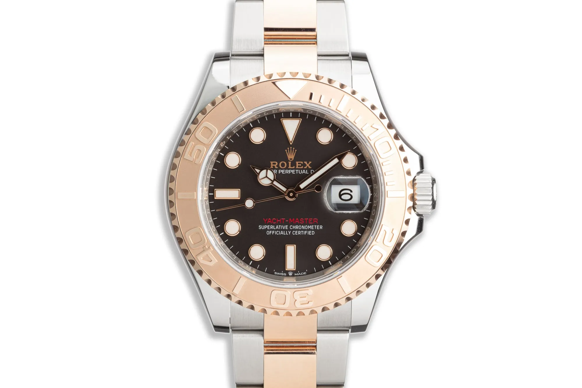 2020 Everose Rolesor Rolex Yacht Master 126621 Box & Card