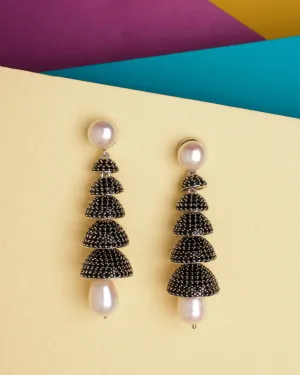 Alfie Drop Pearl Earrings