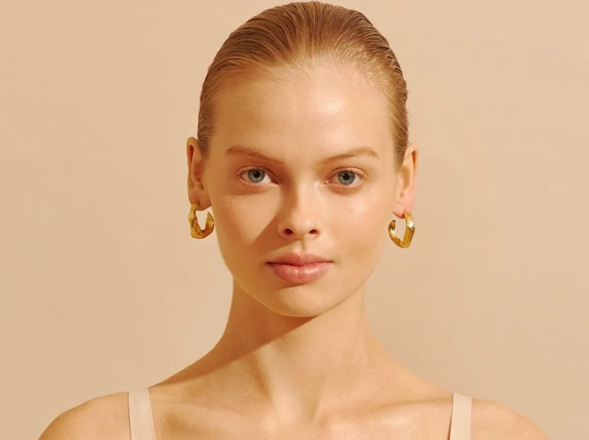 Amber Sceats Lucie Earrings in Gold