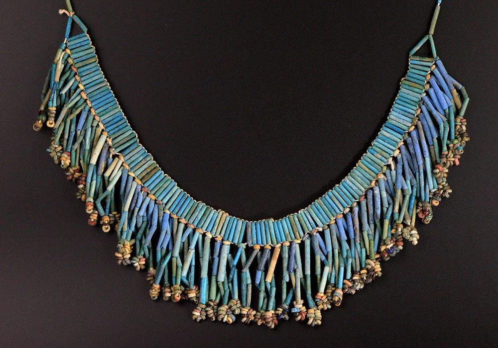 An Egyptian Broad Collar Faience Necklace, Late Period, ca. 664-332 BCE