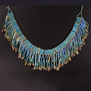 An Egyptian Broad Collar Faience Necklace, Late Period, ca. 664-332 BCE