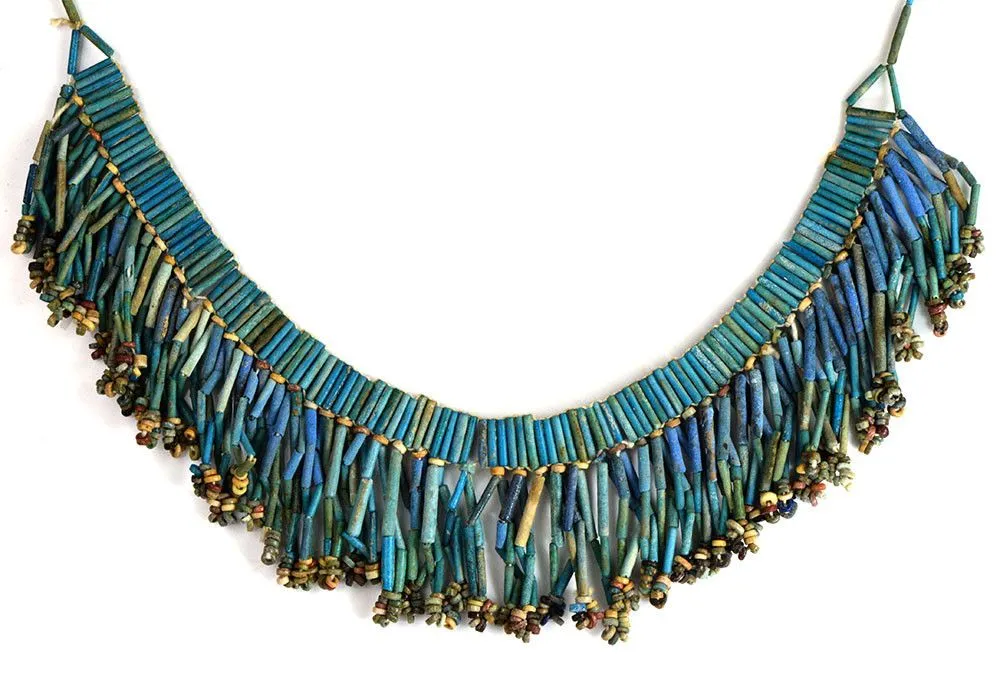 An Egyptian Broad Collar Faience Necklace, Late Period, ca. 664-332 BCE