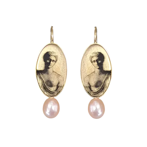 Aphrodite & Pearl Earrings