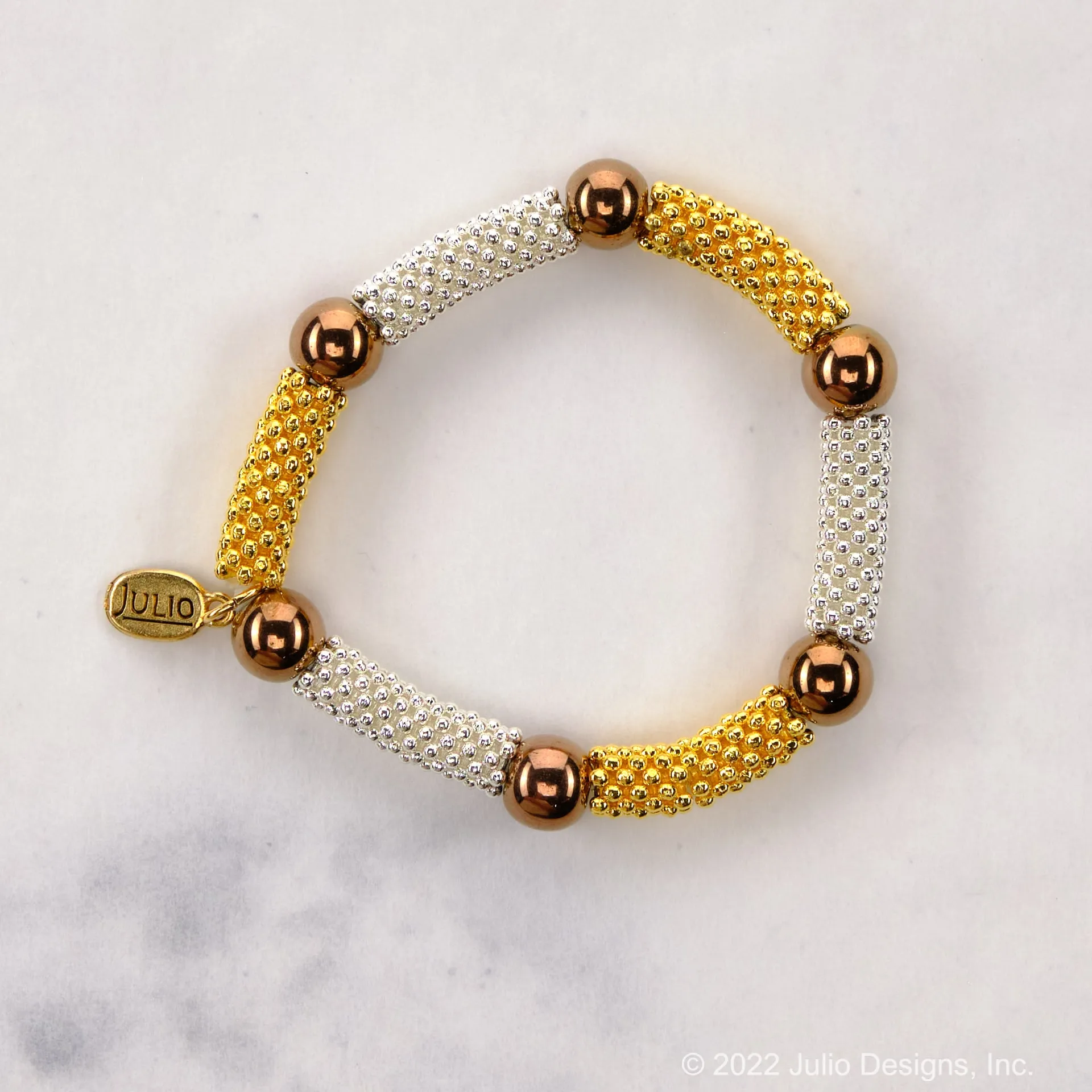 Balearic Beaded Stretch Bracelet