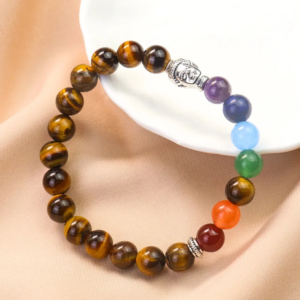 Baltic Amber Bracelet/Anklet with Chakra Stones