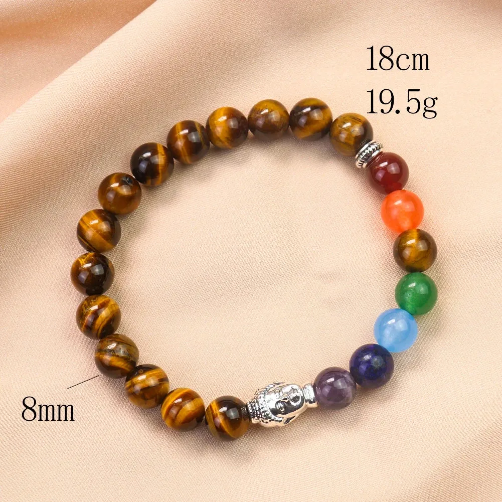 Baltic Amber Bracelet/Anklet with Chakra Stones