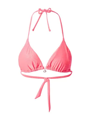 Banana Moon triangle bikini top, coral