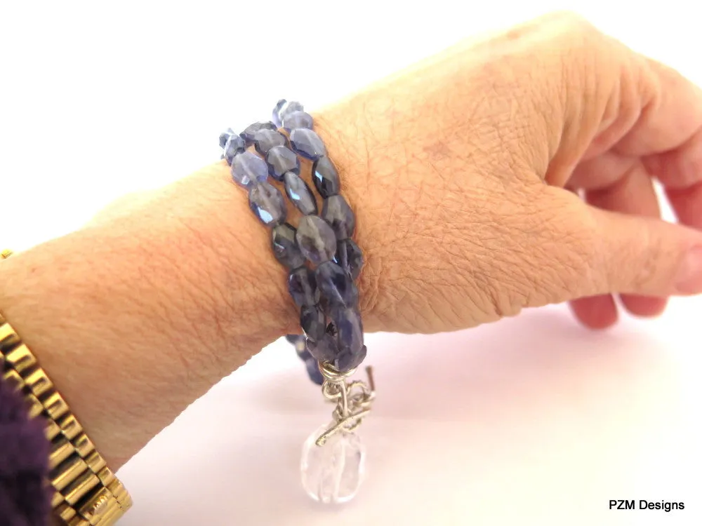 Blue Iolite Bracelet