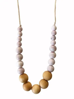 Chewable Charm - Teething Necklace - The Landon (Rose Quartz)