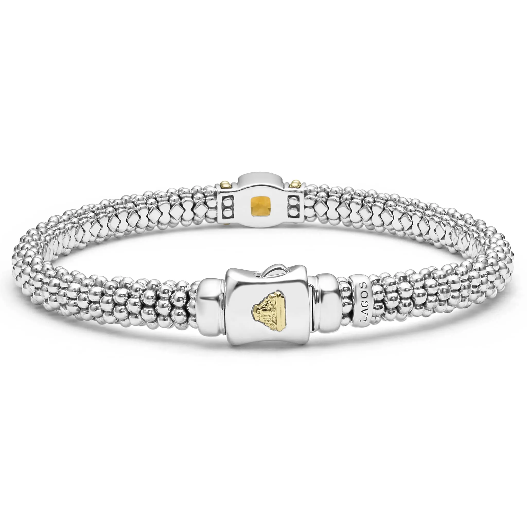 Citrine Caviar Bracelet | 6mm (Size M)