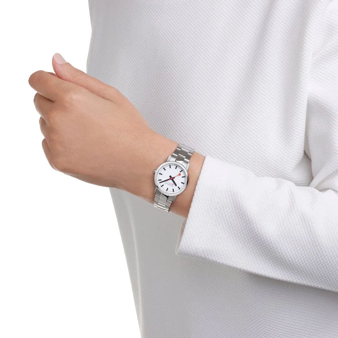 Classic, Silver Stainless Steel, 30 mm