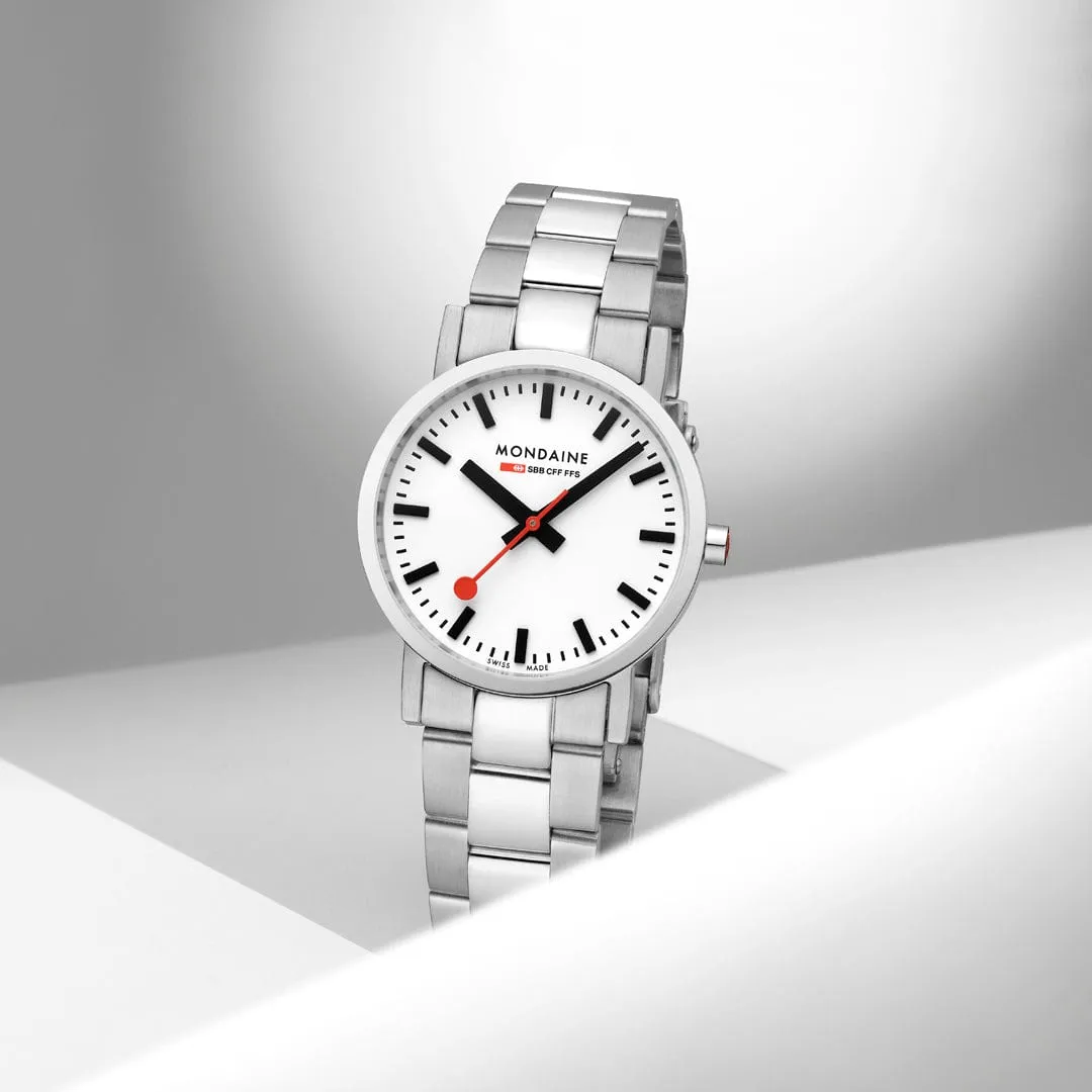 Classic, Silver Stainless Steel, 30 mm