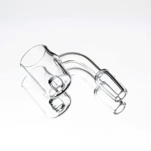 Core Reactor Clear Bottom Quartz Banger | 14mm Male Joint | 25mm OD | 2mm Thickness