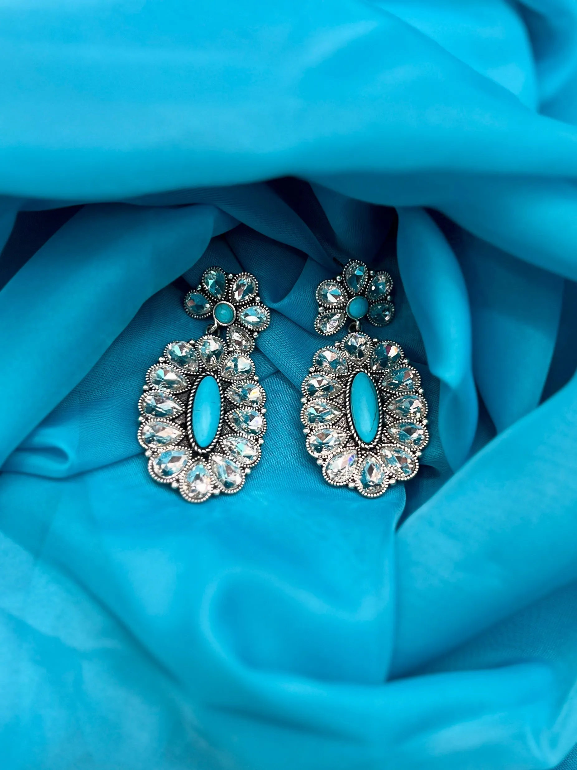 Crown Rhinestone Jewel of the Rodeo Earrings-2 Designs