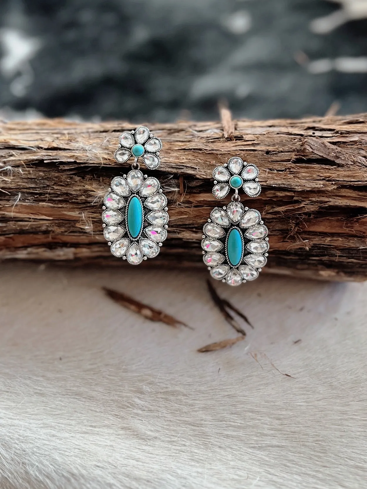 Crown Rhinestone Jewel of the Rodeo Earrings-2 Designs