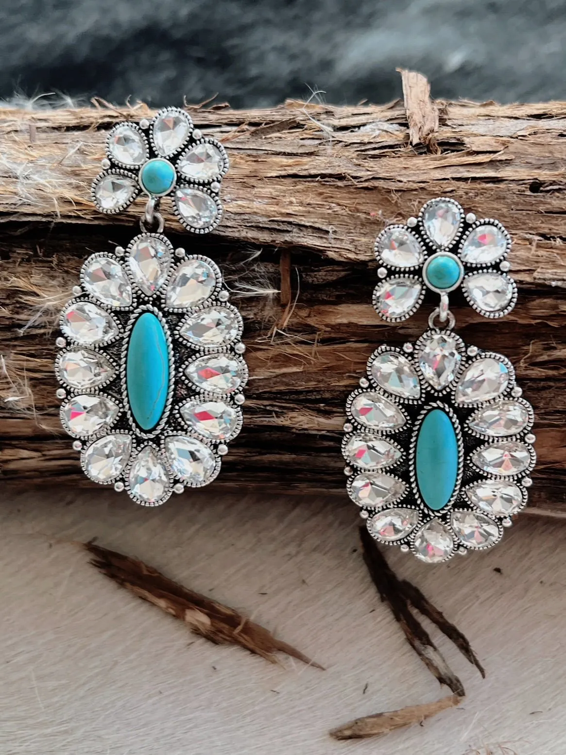 Crown Rhinestone Jewel of the Rodeo Earrings-2 Designs