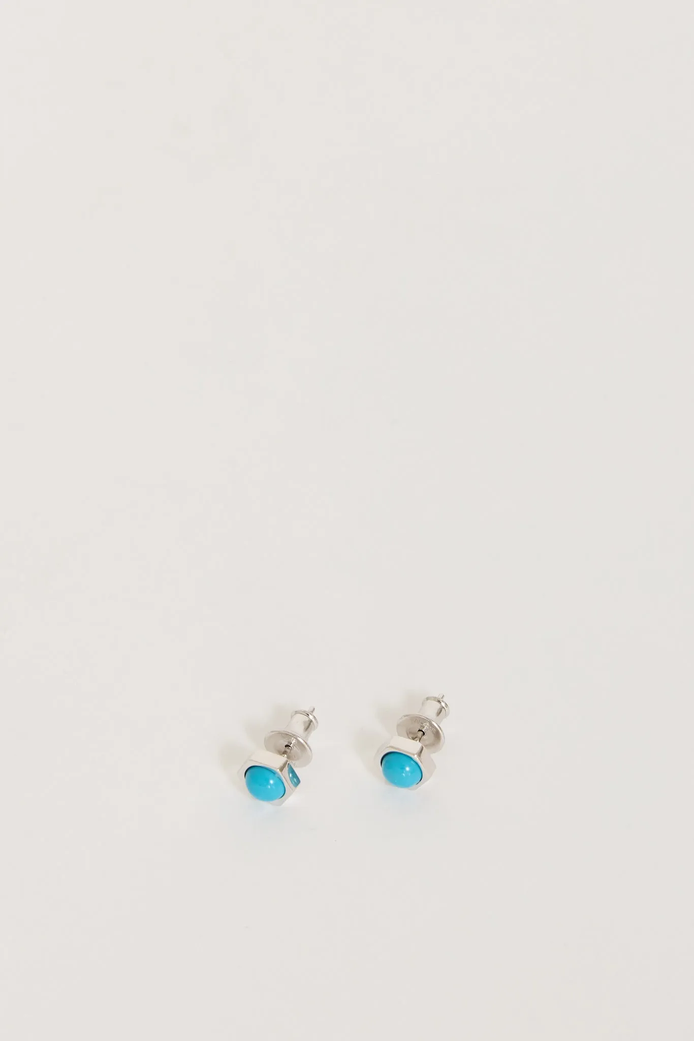 Crown Stud Earrings Turquoise