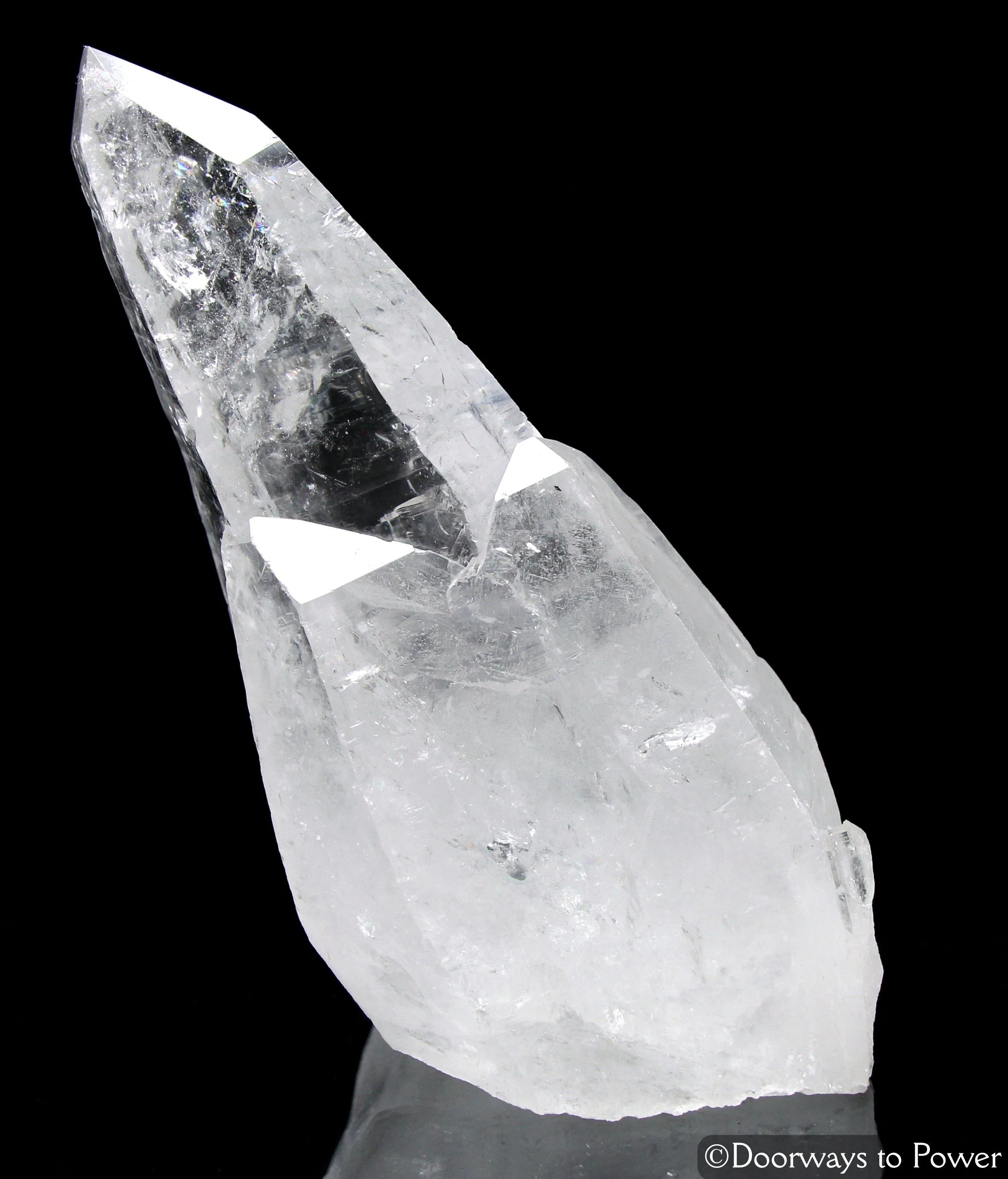 Diamantina Laser Starseed Quartz Crystal Altar Stone with Record Keepers