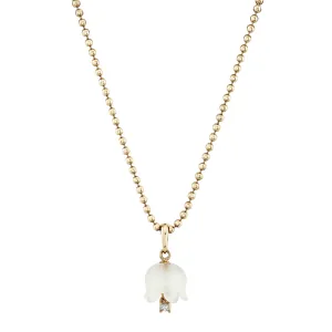 Diamond Floret Quartz Pendant