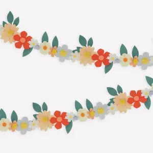 Felt Flower Garland