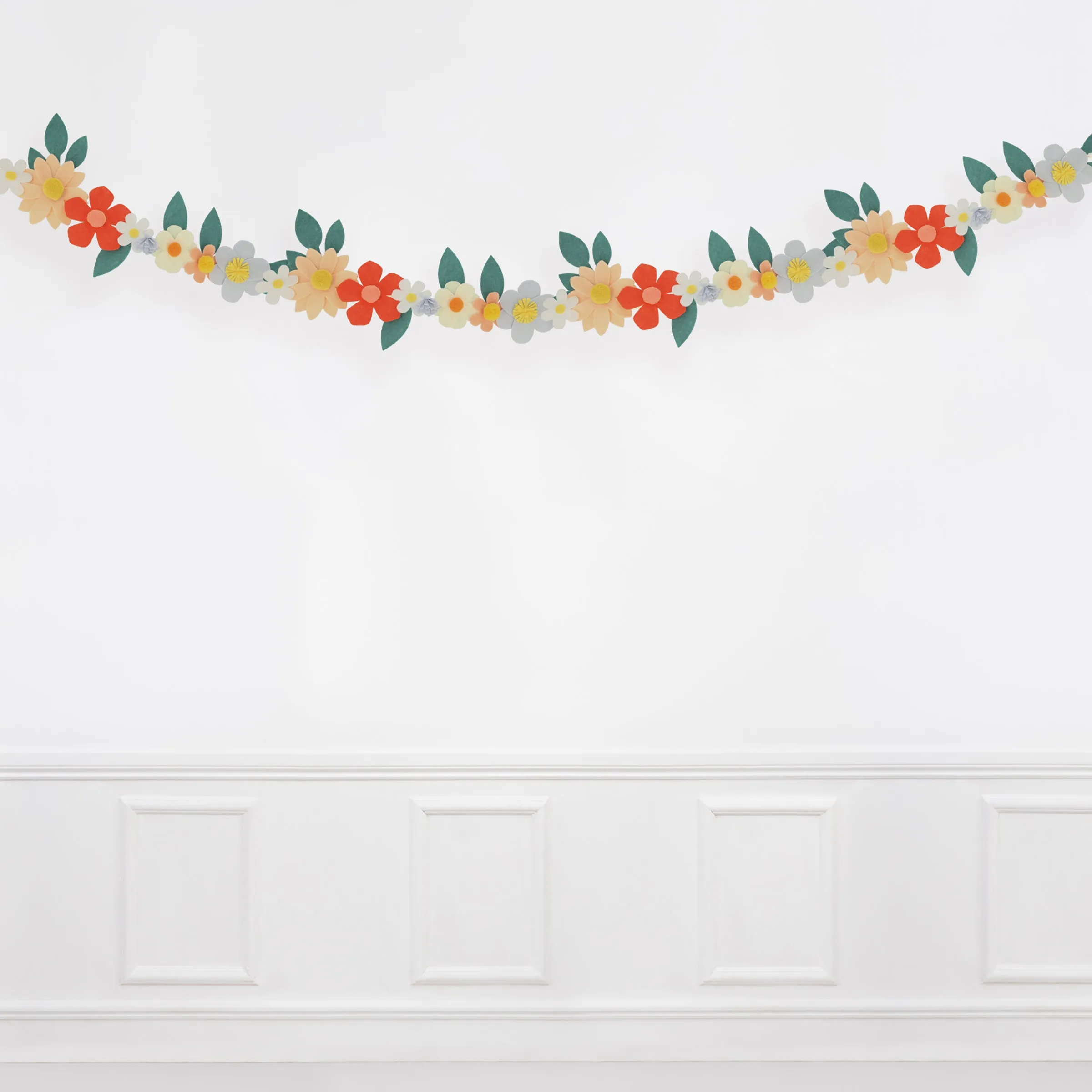 Felt Flower Garland