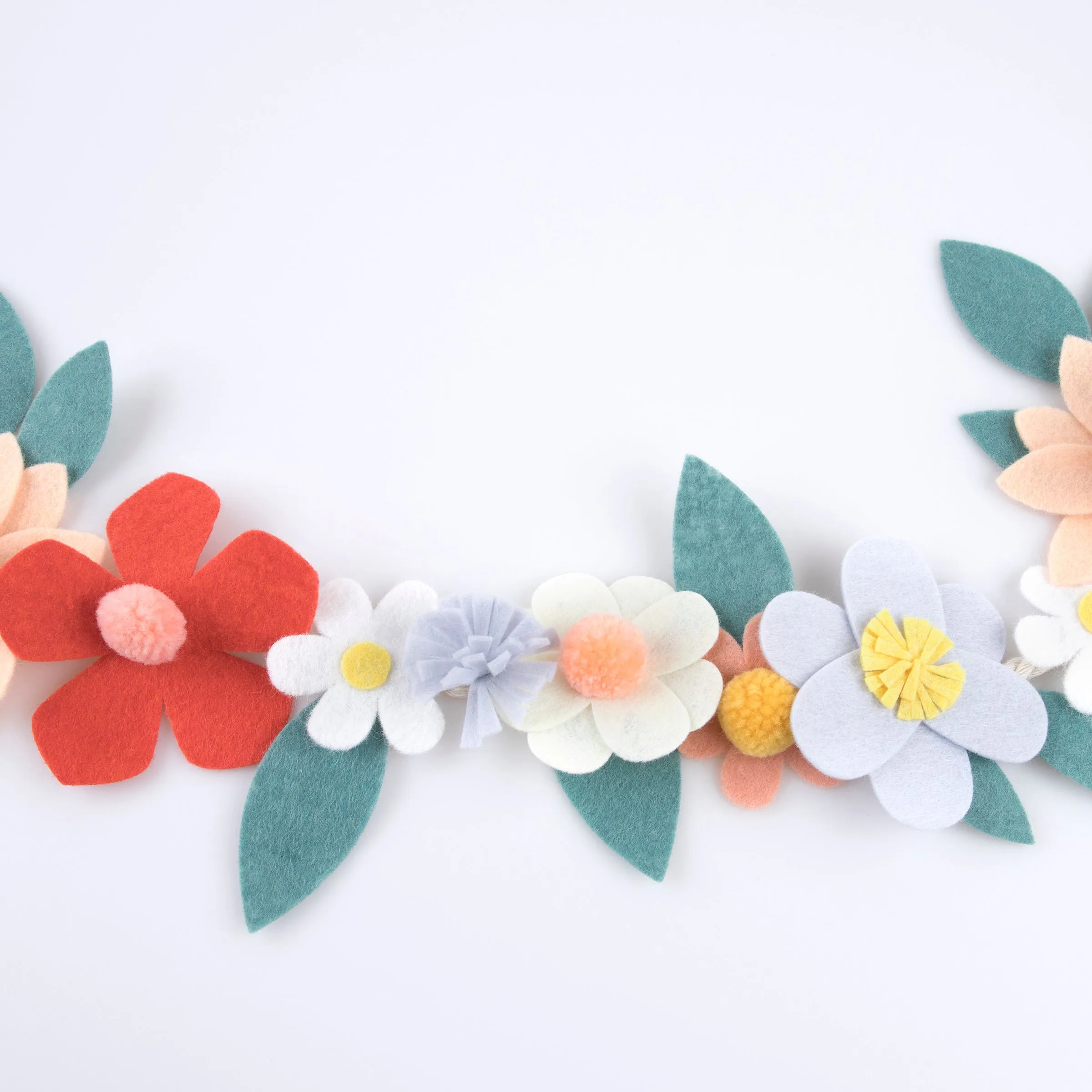 Felt Flower Garland