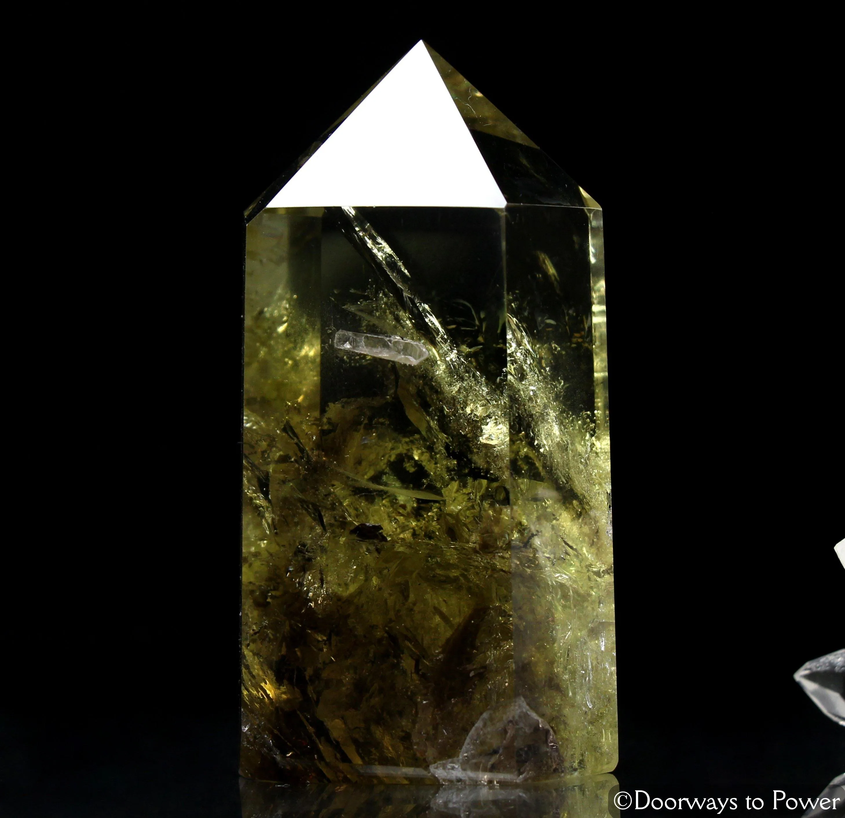 John of God Crystal Citrine Smoky Phantom Quartz Generator Point