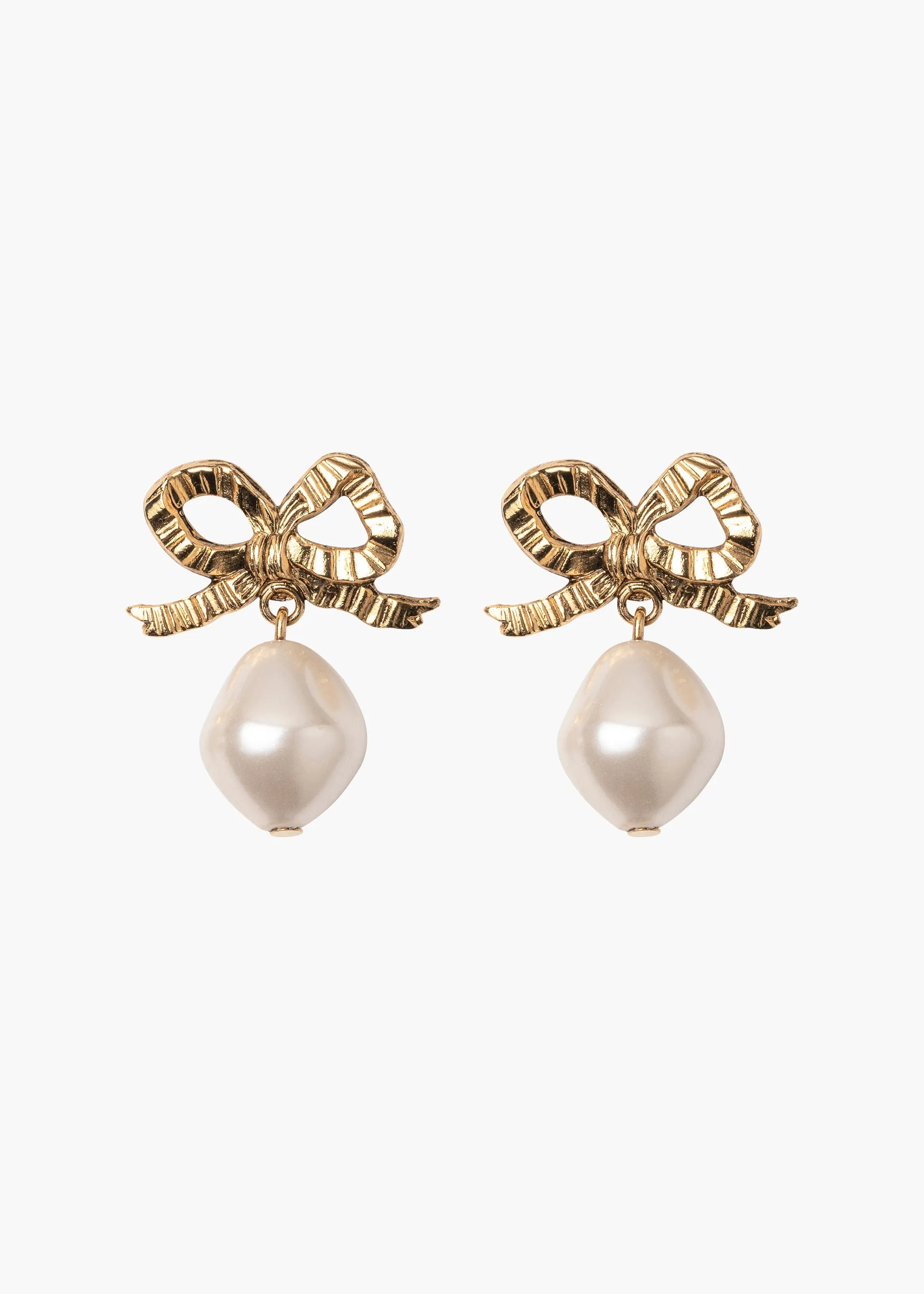 Khloe Earrings -- Pearl