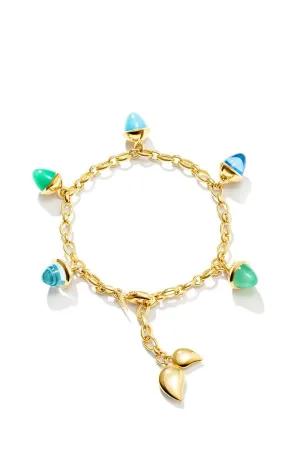 Lagoon Mikado Flamenco Charm Bracelet