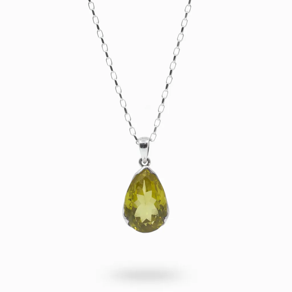 Lemon Quartz Necklace