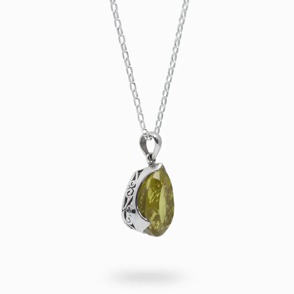 Lemon Quartz Necklace