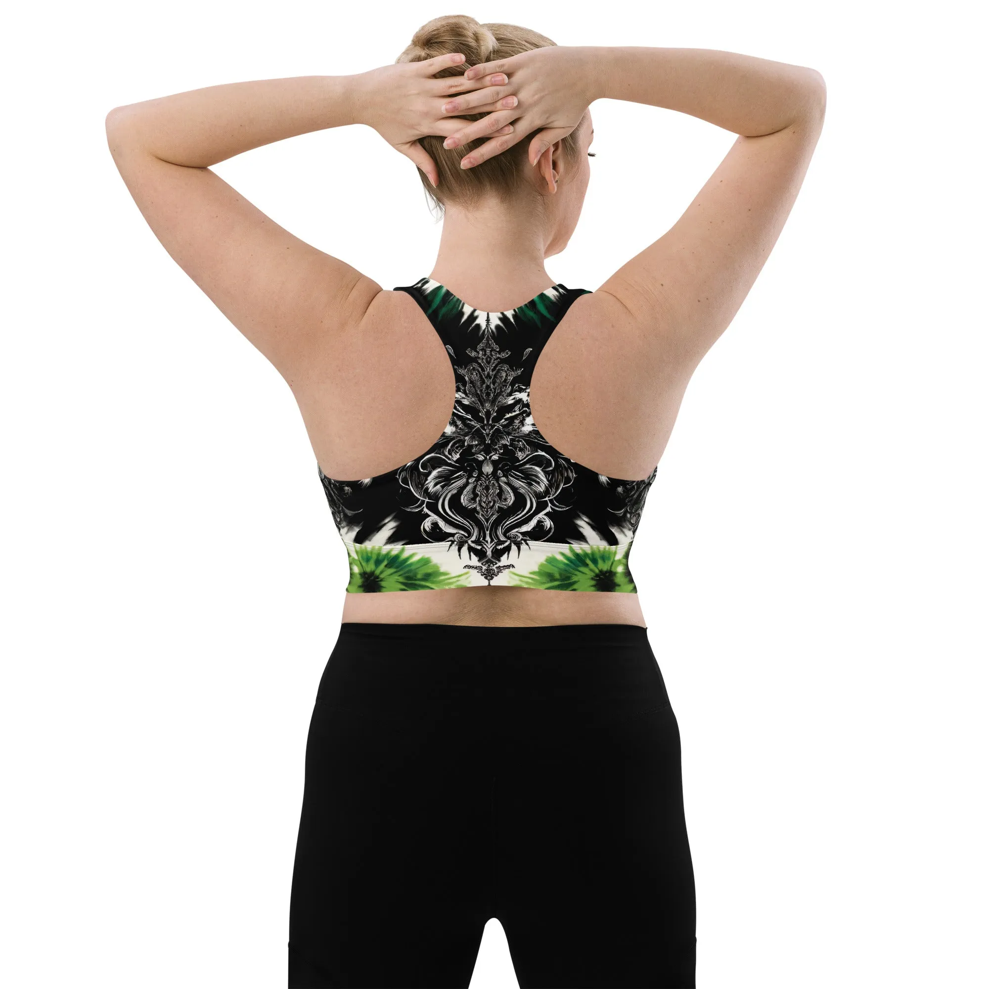 Longline Sports Bra Enchanted Emerald