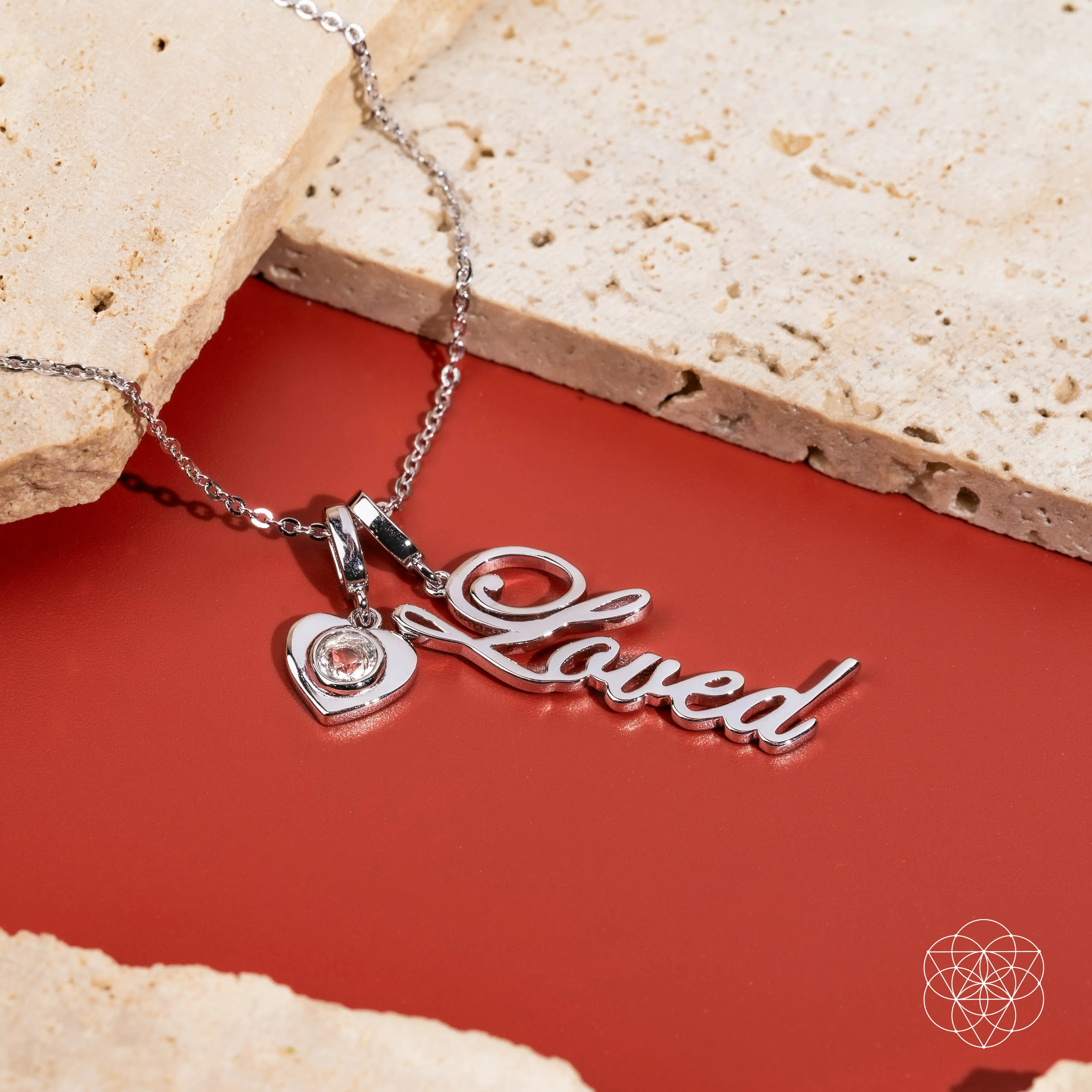 Loved Always & Forever - Heart Pendant With Clear Quartz