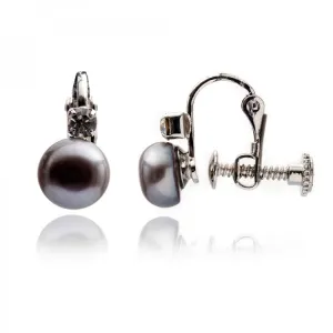 Lovett & Co Vintage Style Screw Back Silver Pearl Studs