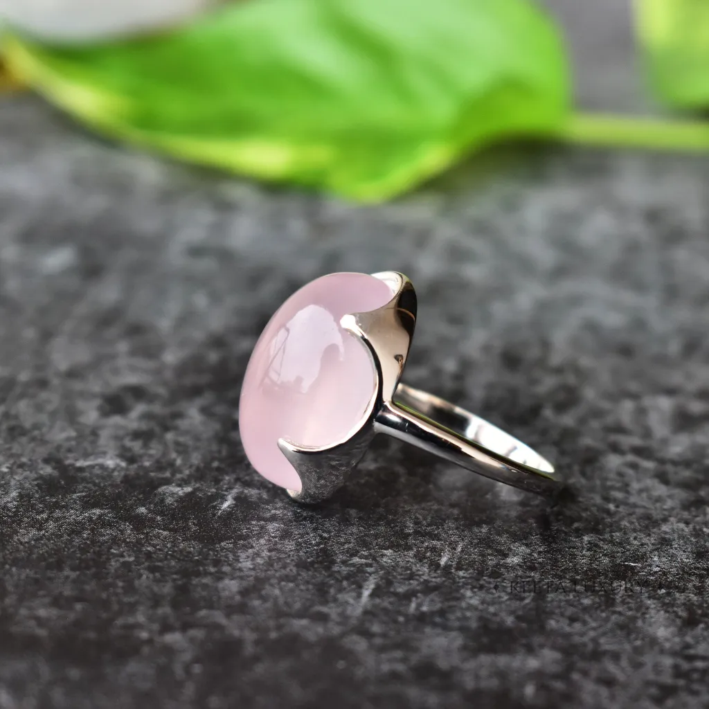 Majestic Monarch - Rose Quartz Ring