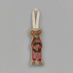 Mouse with Wreath Ornament