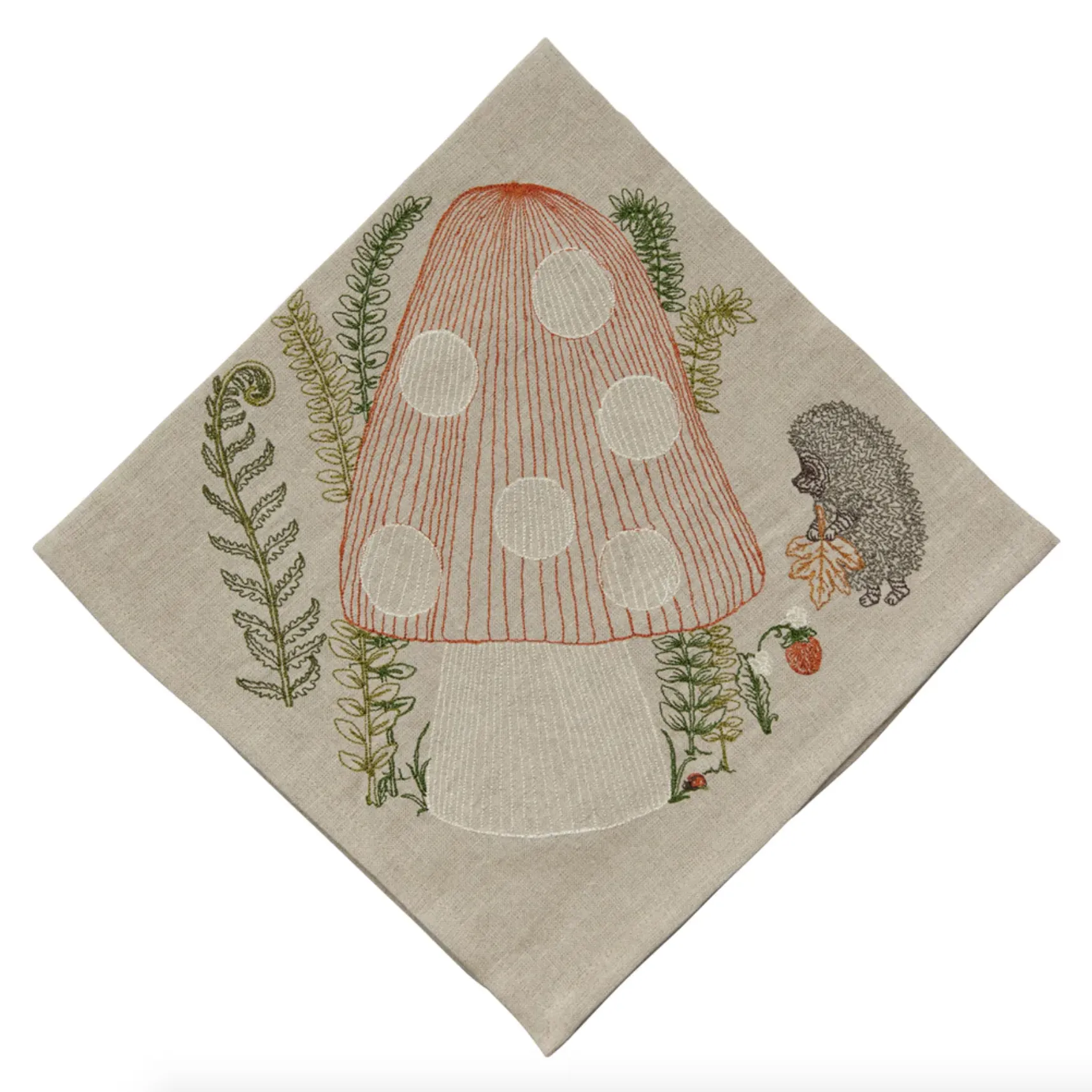 Mushroom Forest Dinner Napkin