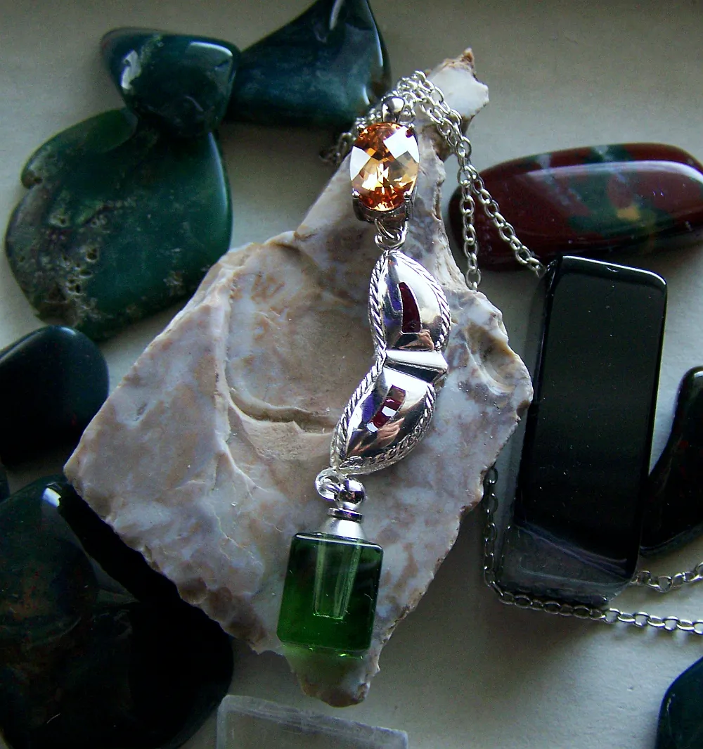 Mystic Quartz Masquerade Keepsake Crystal Pendant