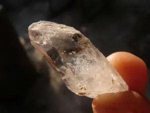 Natural Small Single Clear Brandberg Quartz Crystals x 70 From Brandberg, Namibia