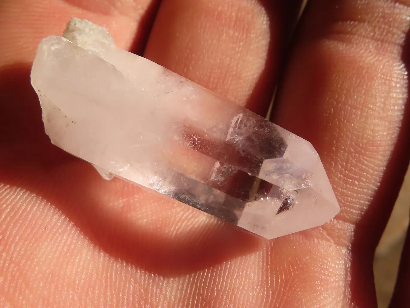 Natural Small Single Clear Brandberg Quartz Crystals x 70 From Brandberg, Namibia