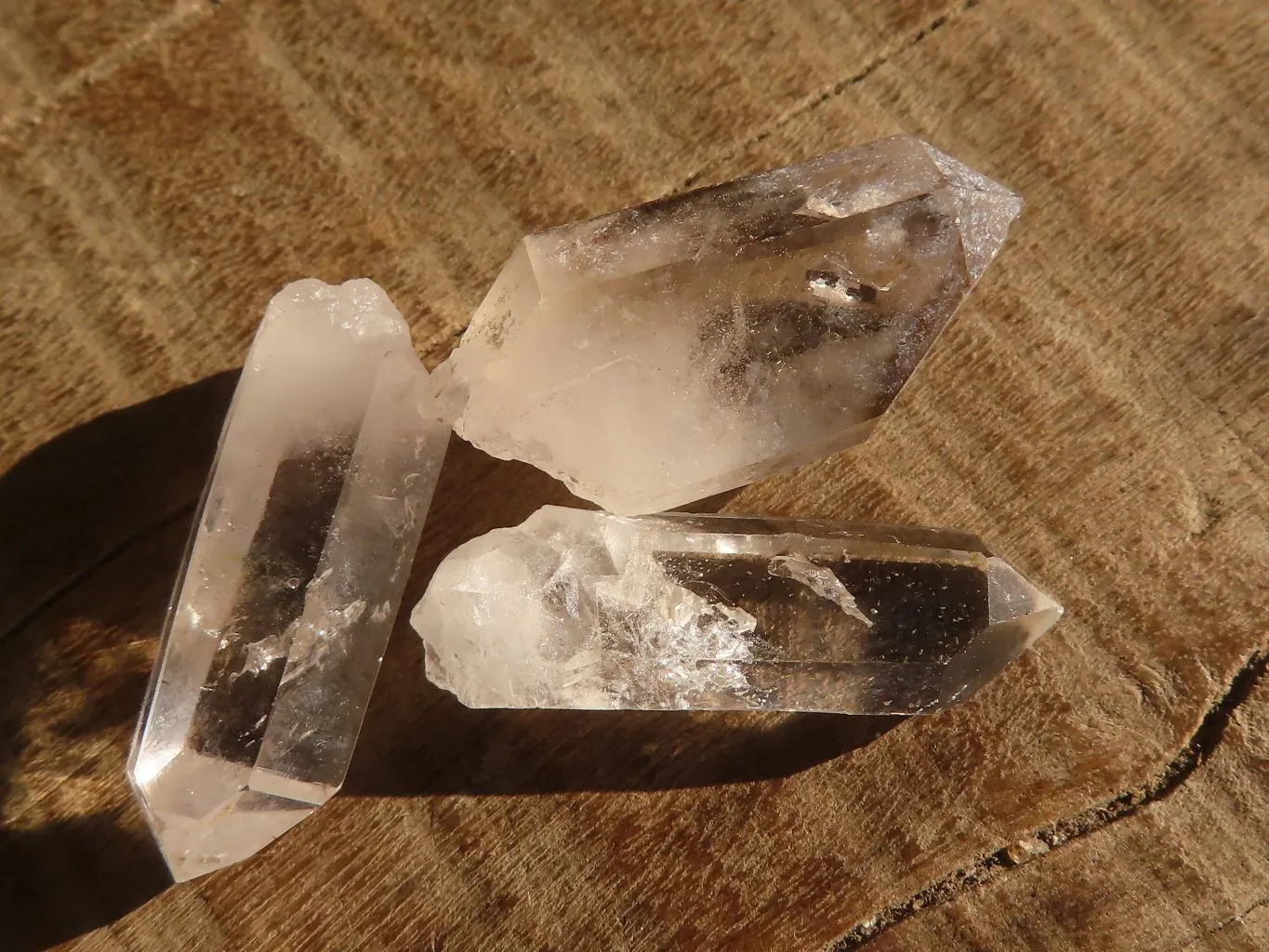 Natural Small Single Clear Brandberg Quartz Crystals x 70 From Brandberg, Namibia