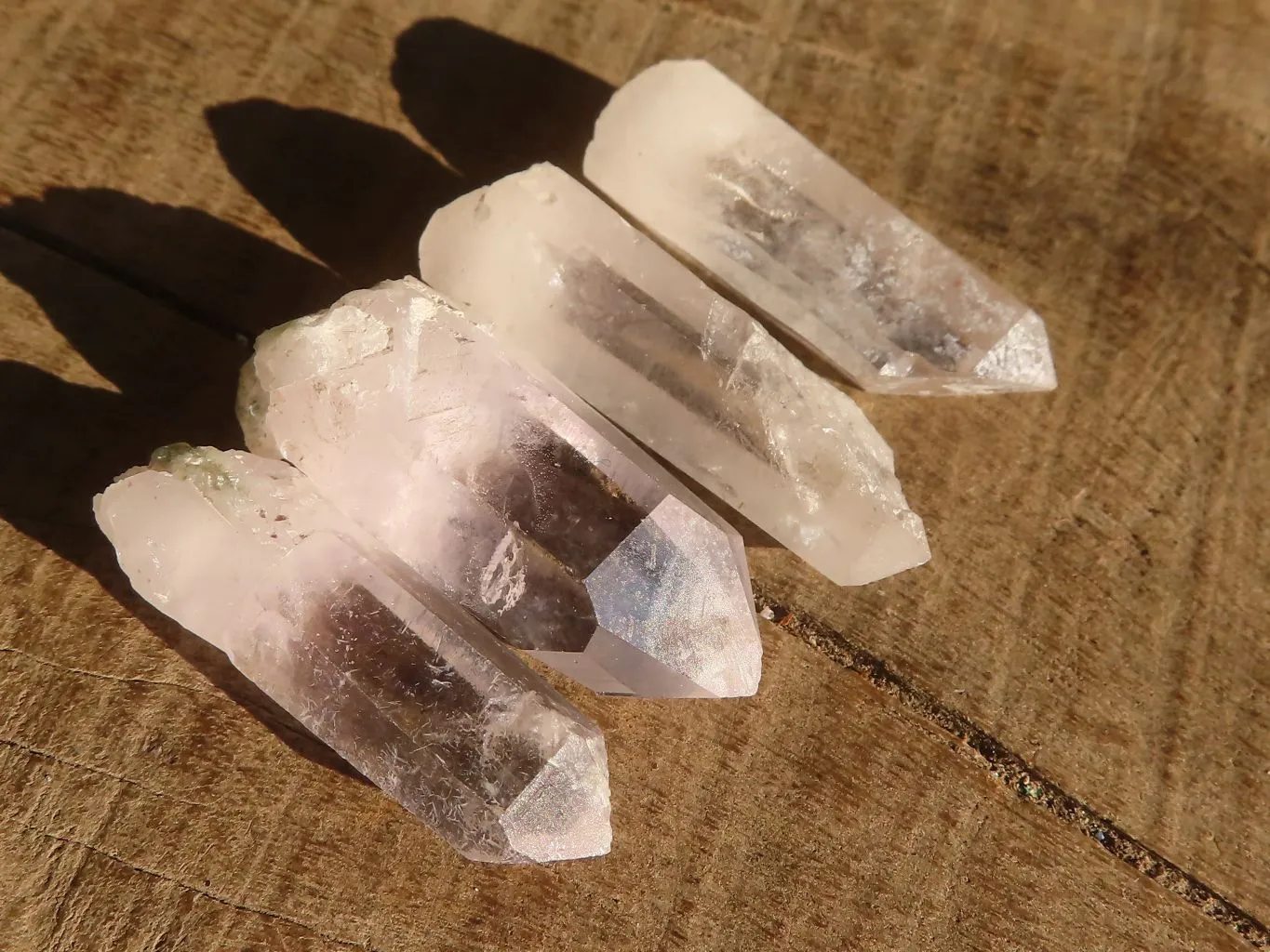 Natural Small Single Clear Brandberg Quartz Crystals x 70 From Brandberg, Namibia