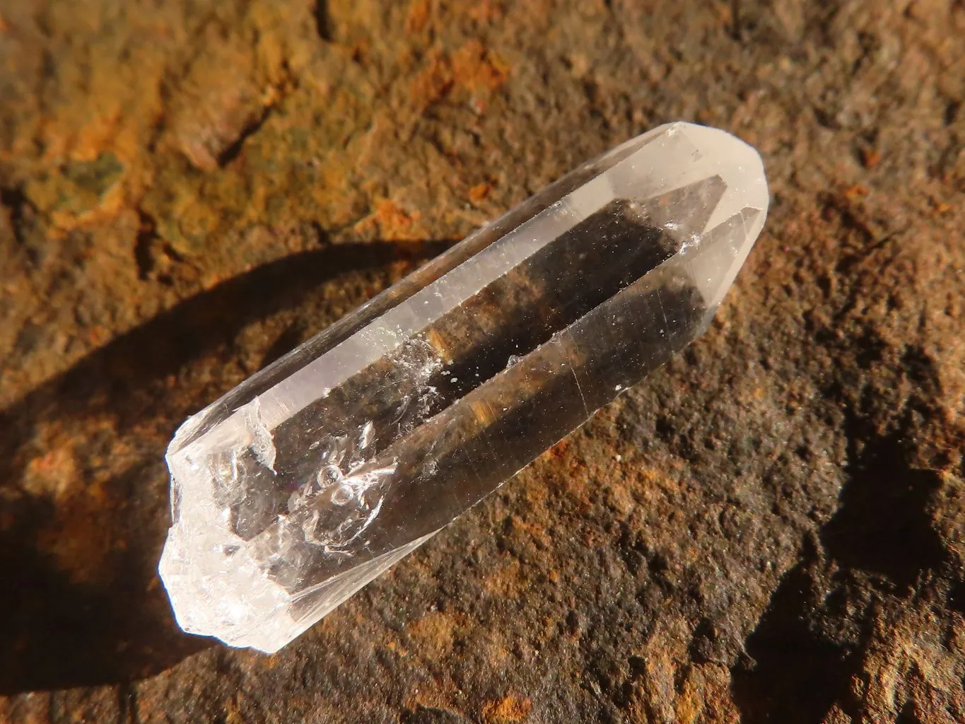 Natural Small Single Clear Brandberg Quartz Crystals x 70 From Brandberg, Namibia