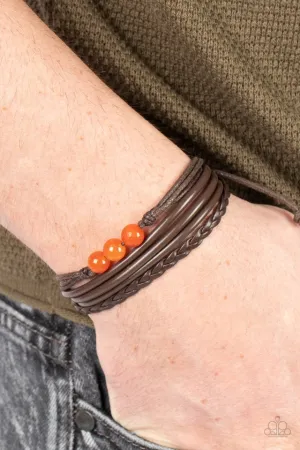 Paparazzi Bracelet ~ Rest Easy - Orange