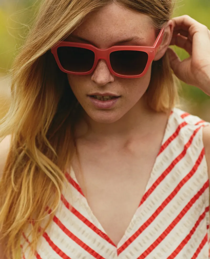 Part Two Safine Coral Sunglasses