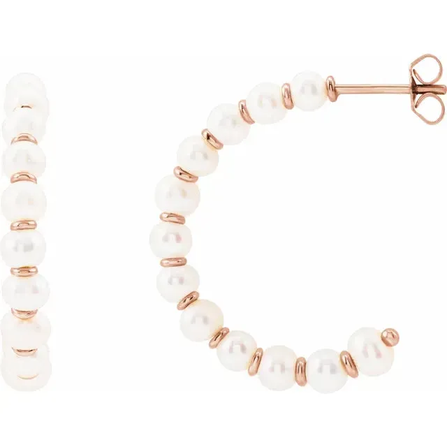 Pearl Hoops