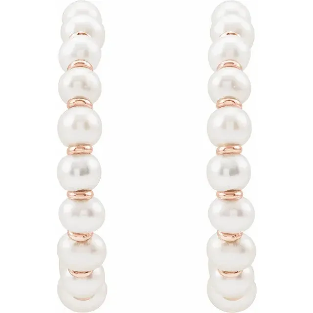 Pearl Hoops