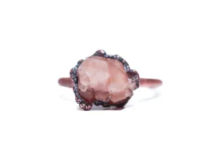 Pecos diamond ring | Raw crystal ring