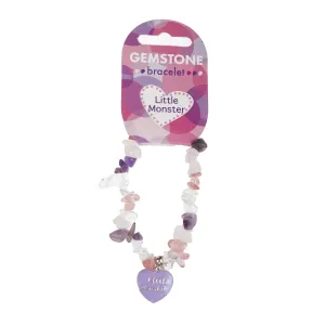 PINK GEMSTONE BRACELET LITTLE MONSTER